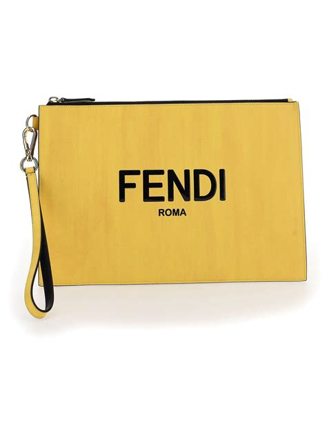 pochette uomo fendi|fendi pouch men's.